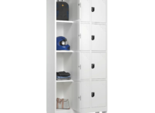 Locker de Plástico - Vestiário - 12 Usuários - Porta 495mm x 330mm- Mod. AxLxC - 2.175mm x 430mm x 990mm