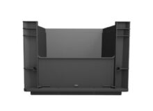 LINHA RL-KLT - Mod. 4210C  Med. AxLxC - 2100 X 300 X 400MM - Empilháveis   e abertura frontal. Fundo Liso.