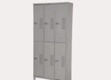 Locker Vestiário em Aço - 06 Portas em Veneziana para ventilação
- Medida: 1950mm x 920mm x 400mm (AxLxP) - NR18 e 24